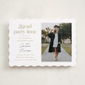 "Grad Party Time" - Graduation Party Invitations in Marigold by Ashlee Townsend - Front