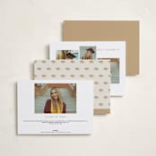 "Official Party" - Graduation Party Invitations in Ecru by Hooray Creative - Back of Card Options