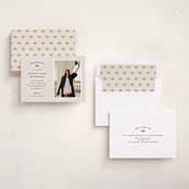 "Official Party" - Graduation Party Invitations in Ecru by Hooray Creative - Assembled