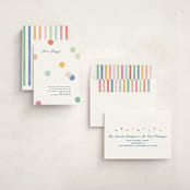 "Confetti party" - Graduation Party Invitations in Rainbow by Creo Study - Assembled