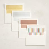 "Confetti party" - Graduation Party Invitations in Rainbow by Creo Study - Envelope Liner Options