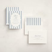 "Stately" - Graduation Party Invitations in Provincial Blue by Creo Study - Assembled