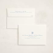 "Chesapeake" - Graduation Party Invitations in Sky Blue by Megan Davis - FREE Recipient Addressing