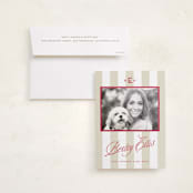 "Bexley" - Graduation Announcement Photo Mount Cards in Parchment by Susan Zinader - Card with Envelope