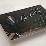 "Written" - Graduation Party Invitations in Cloud by Christie Garcia - Detail