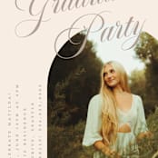 "Modern Curves" - Graduation Party Invitations in Almond by Morgan Kendall - Detail