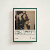 "Varsity Frame" - Graduation Party Invitations in Vintage by Erin L. Wilson - Front