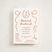 "Western" - Graduation Party Invitations in Bronco by Claudia Orengo - Front