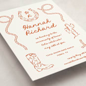 "Western" - Graduation Party Invitations in Bronco by Claudia Orengo - Detail