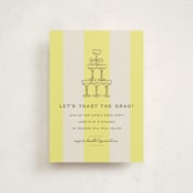 "Campania" - Graduation Party Invitations in Limone by Megan Davis - Front