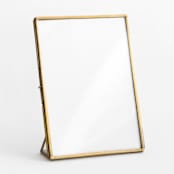 "Brass" - Standing Frame in Gold by Minted - Geometric Picture Frames