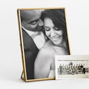 "Brass" - Standing Frame in Gold by Minted - Styled