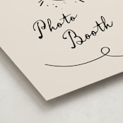 "Disco Direction" - Graduation Party Signs in Cream by Pixel and Hank - Detail
