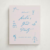 "Handdrawn little things" - Graduation Welcome Signs in Sky Whispers by Cass Loh - Front