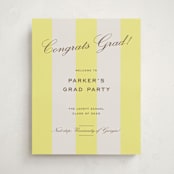 "Campania" - Graduation Welcome Signs in Limone by Megan Davis - Front