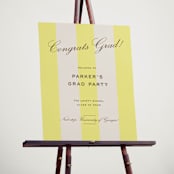 "Campania" - Graduation Welcome Signs in Limone by Megan Davis - In Use