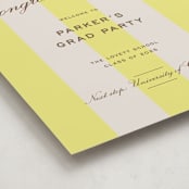 "Campania" - Graduation Welcome Signs in Limone by Megan Davis - Detail