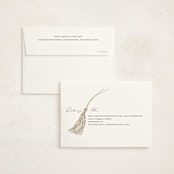 "Tassel Trio" - Graduation Thank You Cards in Cotton by Susan Zinader - FREE Recipient Addressing