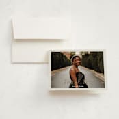 "Graduate" - Graduation Thank You Cards in Slate by Pati Cascino - Front
