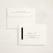 "Epilogue" - Graduation Thank You Cards in Noir by Jackie Crawford - FREE Recipient Addressing