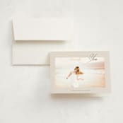 "Livia" - Graduation Thank You Cards in Cream by Jelena Vuletic - Front