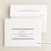 "Classic Edge" - Graduation Thank You Cards in Midnight by Nicole Walsh - FREE Recipient Addressing