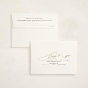 "Tassel Toss" - Graduation Thank You Cards in Treasure by letterfix - FREE Recipient Addressing