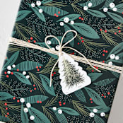 "Frosted Tree" - Gift Tags in Spruce by Leah Bisch