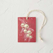 "Holiday Bells" - Gift Tags in Crimson by Corinne Malesic