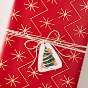 "meows" - Gift Tags in Candy by Jennifer Lew