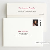 "She Did It" - Graduation Thank You Cards in Cotton by lulu and isabelle - FREE Recipient Addressing