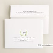 "Elegant To Be" - Graduation Thank You Cards in Lily by Ramoncita - aticnomar - FREE Recipient Addressing