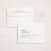"Geo Duo" - Graduation Thank You Cards in Snow by Pixel and Hank - FREE Recipient Addressing