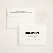 "Vintage Bold" - Graduation Thank You Cards in Cream by Baumbirdy - FREE Recipient Addressing