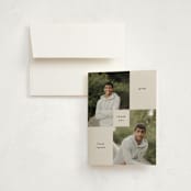 "Bright Modern" - Graduation Thank You Cards in Moon by Kelly Watkins - Front