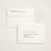 "Contemplate" - Graduation Thank You Cards in Snowberry by Pixel and Hank - FREE Recipient Addressing