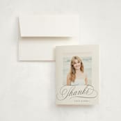 "Ebb and Flow" - Graduation Thank You Cards in Cloud by Hooray Creative - Front