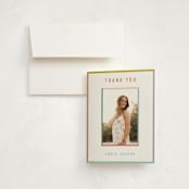 "Color Frame" - Graduation Thank You Cards in Candy by Kelly Watkins - Front