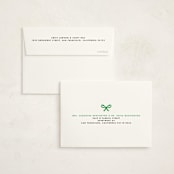 "Bold Initials" - Graduation Thank You Cards in Grass by mo kelley - FREE Recipient Addressing