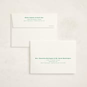 "Be There or Be Square" - Graduation Thank You Cards in Mustang by Cleghorn Creative - FREE Recipient Addressing