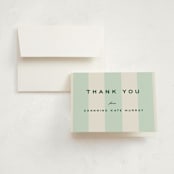 "Campania" - Graduation Thank You Cards in Spartan by Megan Davis - Front