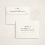 "Modern Crest" - Graduation Thank You Cards in Clouds by Owl and Toad - FREE Recipient Addressing
