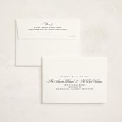 "With a flourish" - Graduation Thank You Cards in Salt by Lea Delaveris - FREE Recipient Addressing