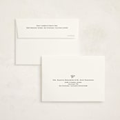 "Cap Frame" - Graduation Thank You Cards in Noir by Annie Shapiro - FREE Recipient Addressing