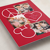 "Disney's Peace Love Mickey Mouse" - Valentine's Day Cards in Roses by Lea Delaveris - Detail