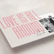 "Love is All Around" - Valentine's Day Cards in Petal by Jackie Crawford - Detail