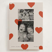 "Modern Hearts" - Valentine's Day Cards in Heart by Sumak Studio - Front