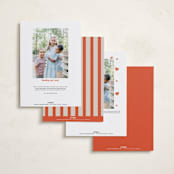 "Modern Hearts" - Valentine's Day Cards in Heart by Sumak Studio - Back of Card Options