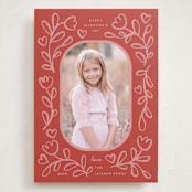"Flowers" - Valentine's Day Cards in Apple by Kelly Watkins - Front