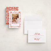 "Flora Frame" - Valentine's Day Cards in Poppy by Laura Hankins - Assembled